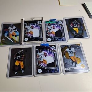 Najee Harris Rookie Patch Lot Elements Supercharged /10, /27, /47 W/ 4 Base